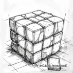 Mind-Bending Rubik's Cube Coloring Pages 3