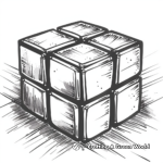 Mind-Bending Rubik's Cube Coloring Pages 4