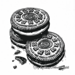 Mini Oreo Pack Coloring Pages 2
