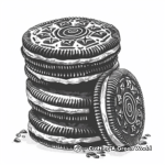 Mini Oreo Pack Coloring Pages 3