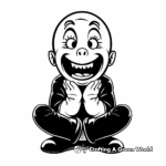 Mischievous Mime Time Coloring Pages 1