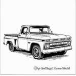 Modern Chevy Trucks Coloring Pages 1
