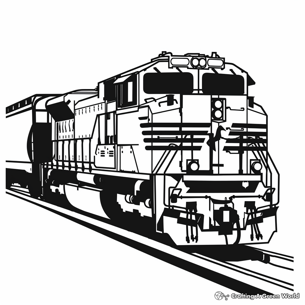 Freight Train Coloring Pages Free Printable Freight Train Coloring Pages Free Printable