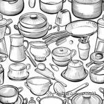 Modern Kitchenware Coloring Pages 2