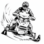 Modern Snowmobile Designs Coloring Pages 4