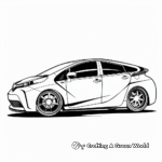 Modern Toyota Prius Coloring Pages for Adults 3