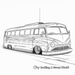 Modified Lowrider Bus Coloring Pages 1