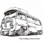 Modified Lowrider Bus Coloring Pages 2