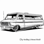 Modified Lowrider Bus Coloring Pages 4