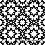 Moroccan Tile Pattern Coloring Pages 2