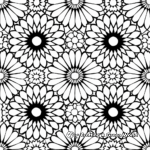 Moroccan Tile Pattern Coloring Pages 4