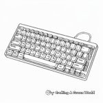 Multilingual Keyboard Coloring Pages 1