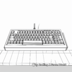 Multilingual Keyboard Coloring Pages 4