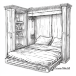 Murphy Bed Creative Coloring Pages 3