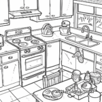 My First Kitchen Coloring Pages for Toddlers 4