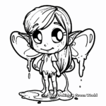 Mystic Fairy Slime Coloring Pages 1