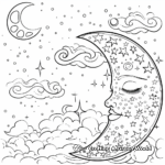 Mystic Moon Magic Coloring Pages 4