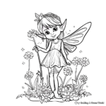 Mystical Elf Coloring Pages 3