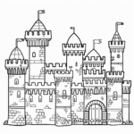 Mystical Italian Castles Coloring Pages 4