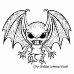 Mystical Shadow Demon Coloring Pages 4