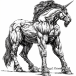 Mythical Centaur Coloring Pages For Kids 1