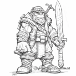 Mythical Races: DND Character Coloring Pages 2