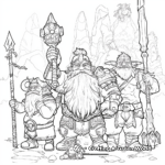 Mythical Races: DND Character Coloring Pages 4
