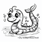 Mythical Sea Serpent Coloring Pages 3