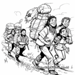 Native American Tribes of the Oregon Trail Coloring Pages 1