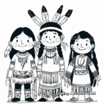 Native American Tribes of the Oregon Trail Coloring Pages 3