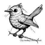 Nature-Inspired Bird Pinata Coloring Pages 1