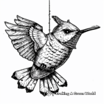 Nature-Inspired Bird Pinata Coloring Pages 2
