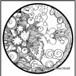 Nature-Inspired Difficult Mandala Coloring Pages 1