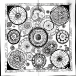 Nature-Inspired Difficult Mandala Coloring Pages 3