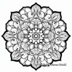 Nature-Inspired Difficult Mandala Coloring Pages 4