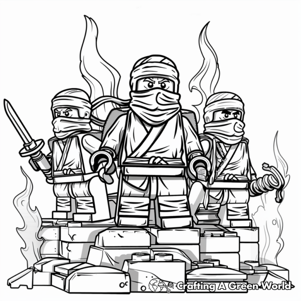 Ninjago Coloring Pages - Free & Printable!