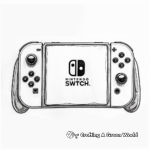 Nintendo Switch Joy-Con Coloring Pages 2