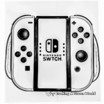 Nintendo Switch Joy-Con Coloring Pages 3