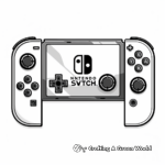 Nintendo Switch Joy-Con Coloring Pages 4