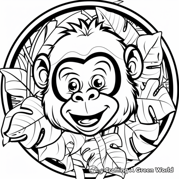 Number 7 in the Jungle Coloring Pages 1