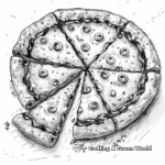Nutella Pizza Coloring Pages for Fast-food Lovers 2