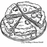 Nutella Pizza Coloring Pages for Fast-food Lovers 3