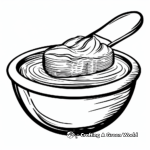 Nutella Spoonful Coloring Pages for Chocoholics 2
