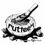 Nutella Spoonful Coloring Pages for Chocoholics 3