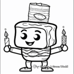 Nutella-themed Birthday Party Coloring Pages 2