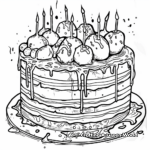 Nutella-themed Birthday Party Coloring Pages 4
