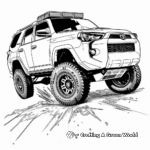 Off-Road Toyota 4Runner Coloring Pages 1
