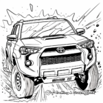 Off-Road Toyota 4Runner Coloring Pages 2