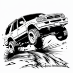 Off-Road Toyota 4Runner Coloring Pages 4