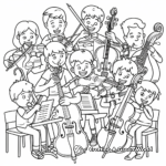 Orchestra Symphony Coloring Pages 1